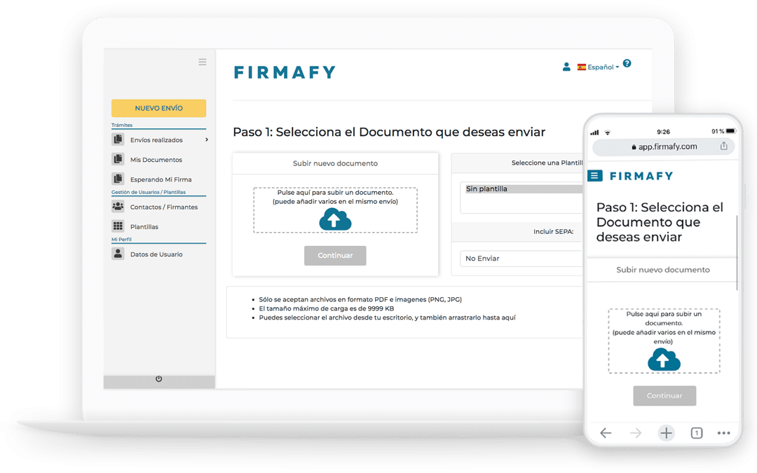 Firmafy - Tu zona privada