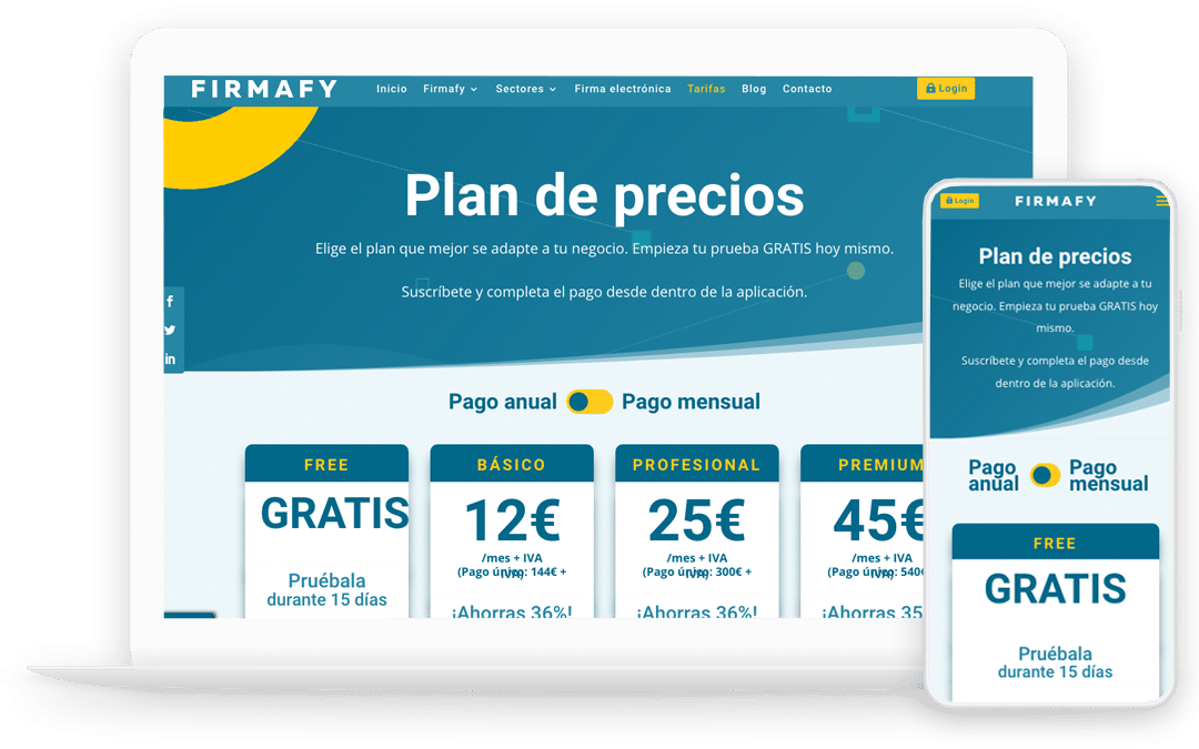 Firmafy - Prueba Firmafy gratis Firmafy - Prueba Firmafy gratis