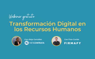 Webinar gratuito Transformación Digital en los Recursos Humanos