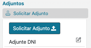 Solicitar adjunto en Firmafy