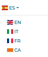 Escoger el idioma en Firmafy