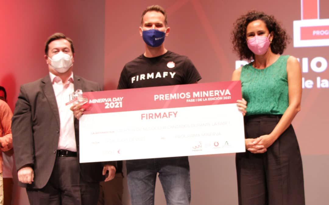 Firmafy recibe el primer premio en el Minerva Day