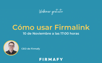 Webinar gratuito Cómo usar Firmalink