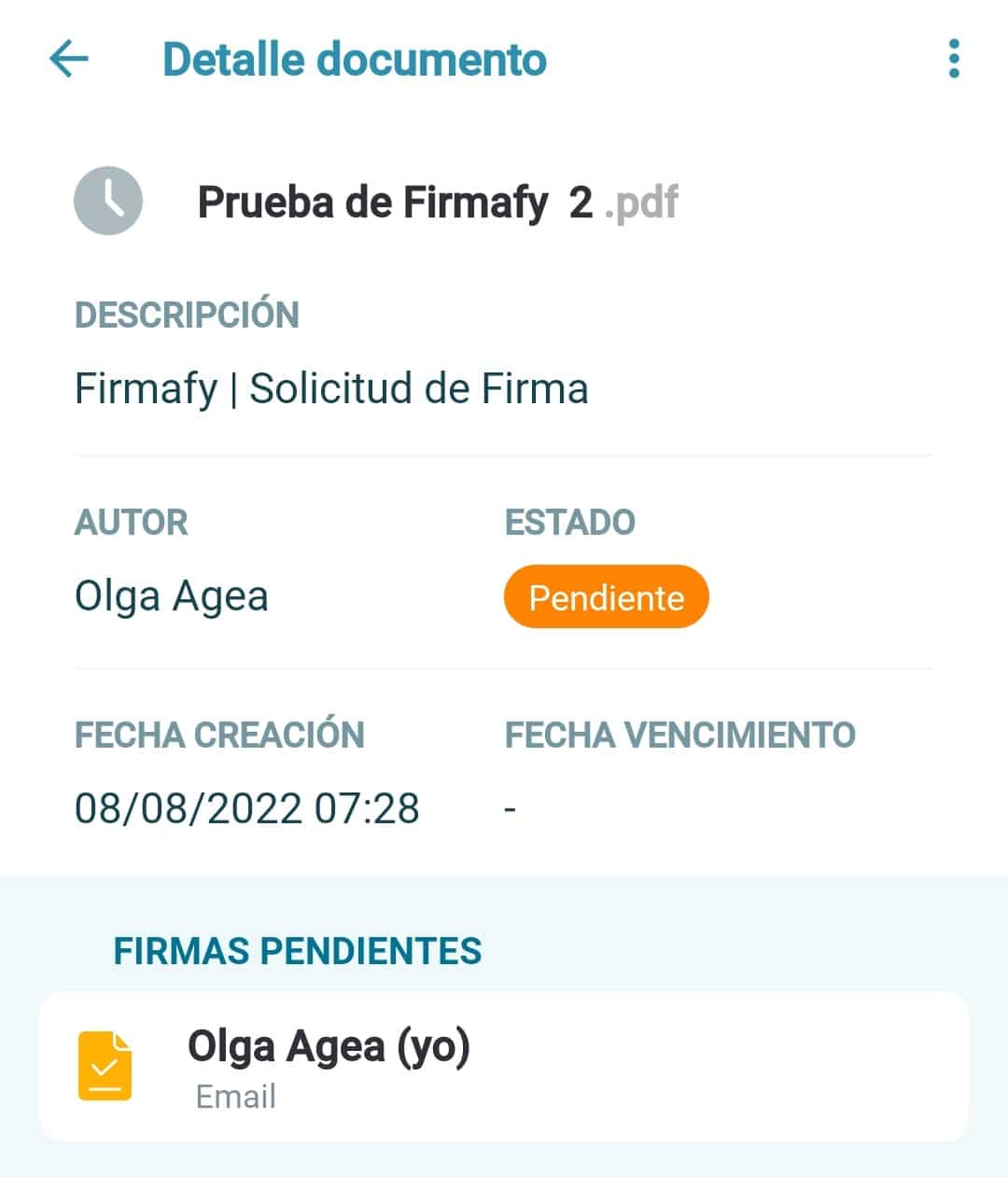 Cómo seguir el estados de tus firmas con Firmafy