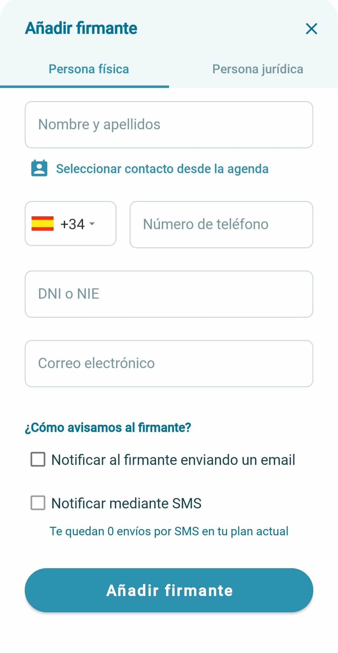 Cómo firmar un PDF en el móvil utilizando la app de Firmafy