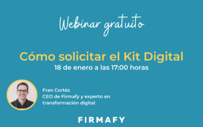 Webinar gratuito Cómo solicitar el Kit Digital