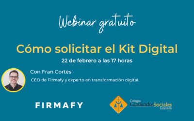 Webinar gratuito Cómo solicitar el Kit Digital