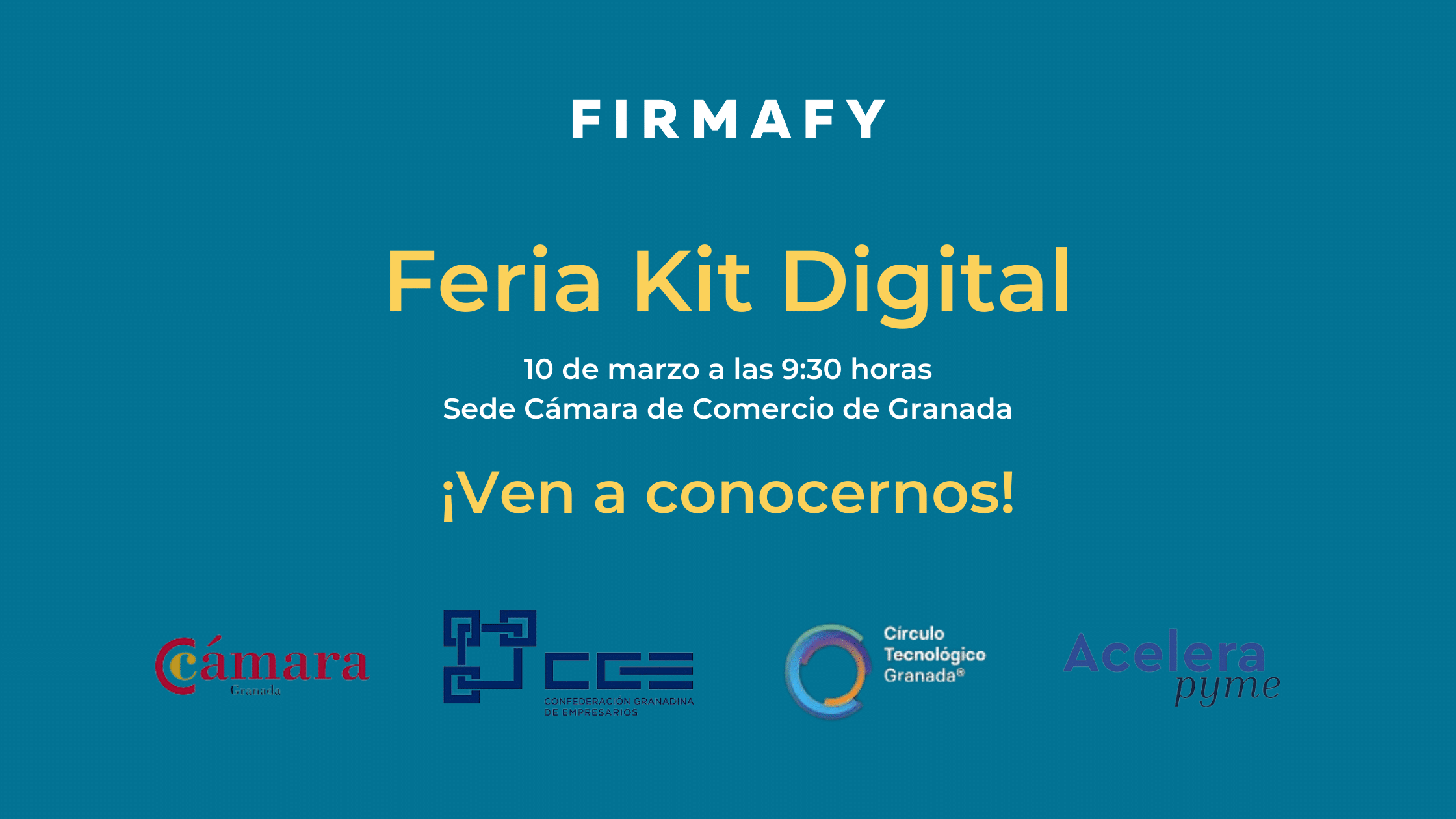 Firmafy participa en la feria sobre el Kit Digital de Acelera Pyme