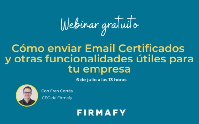 Webinar gratuito Cómo enviar Email Certificados