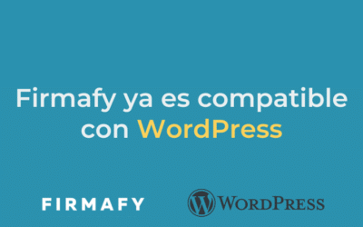 Firmafy ya es compatible con WordPress