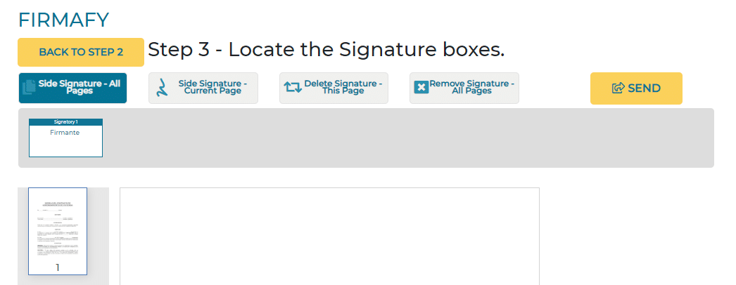 Signature box