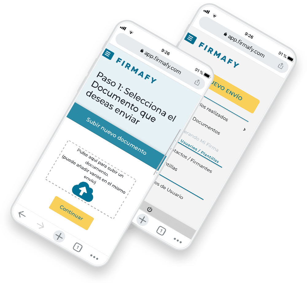 Firmafy - Firma documentos desde tu móvil en el momento Firma electrónica