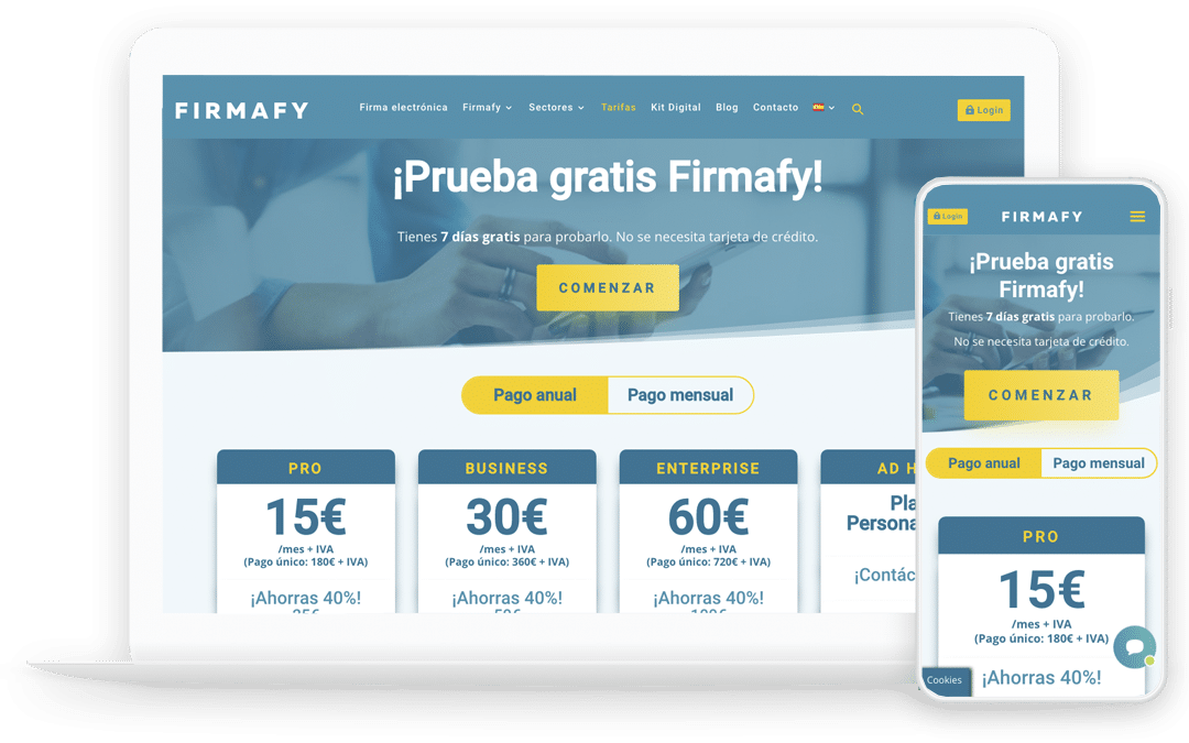 Firmafy - Prueba Firmafy gratis