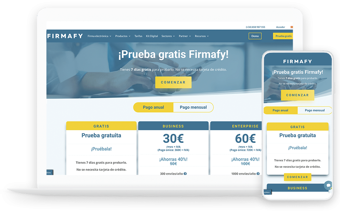 Firmafy - Prueba Firmafy gratis