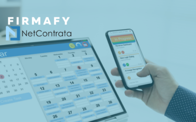 Firma de contratos con Netcontrata y Firmafy