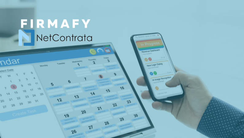 Firma de contratos con Netcontrata y Firmafy