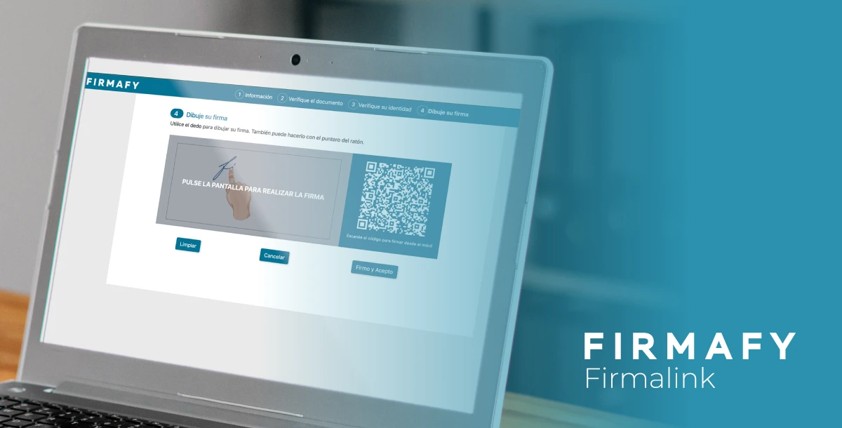 firmafy-firmalink-firmante-vista โPantalla de firma que recibe el destinatario vรญa Firmalinkโ<br />
.